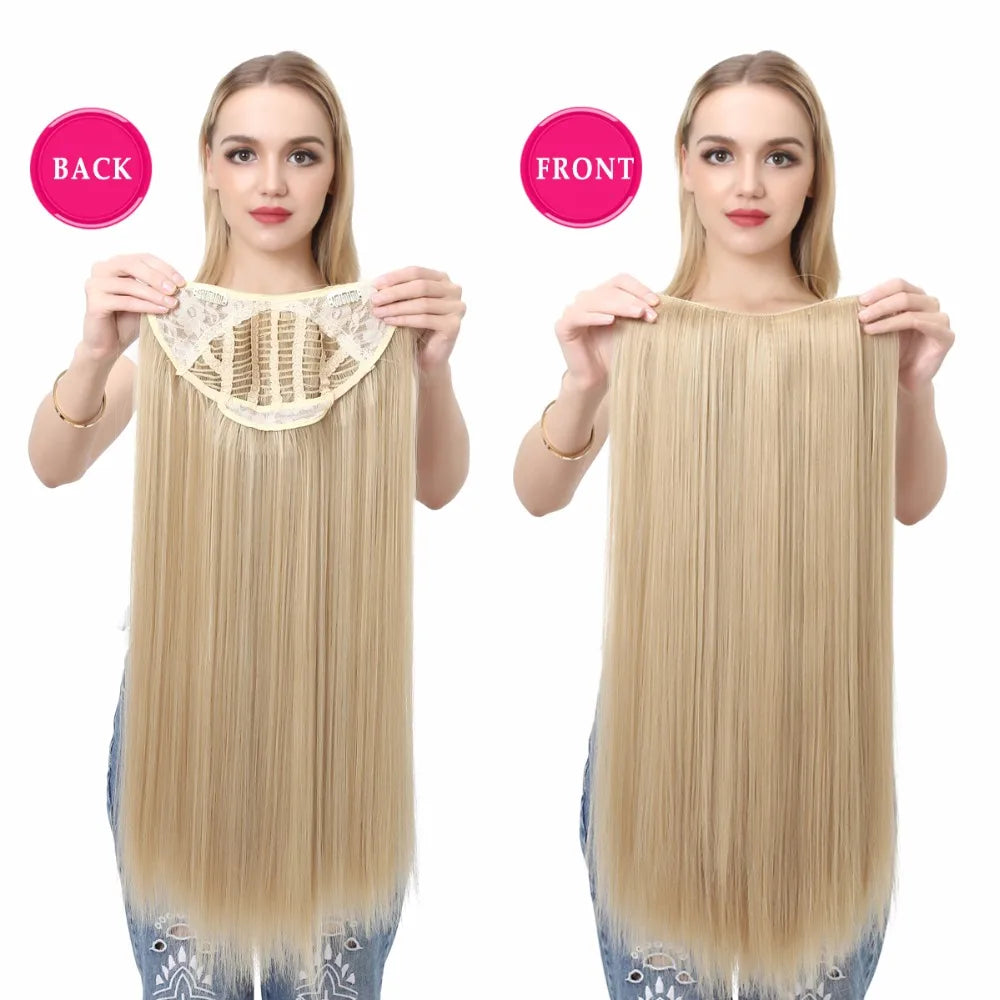 Synthetic U Part Clip in Hair Extension