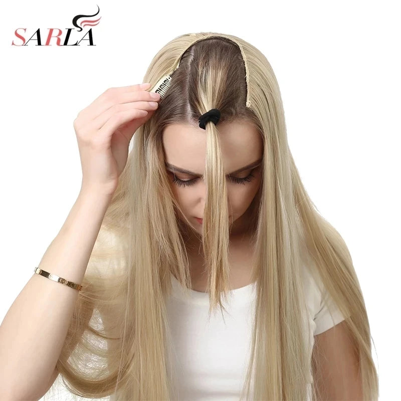 Synthetic U Part Clip in Hair Extension