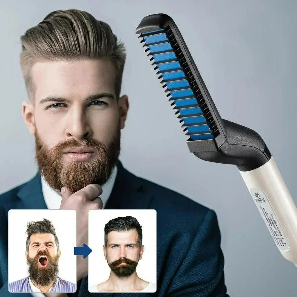 Multifunctional Quick Hair Beard Straightener