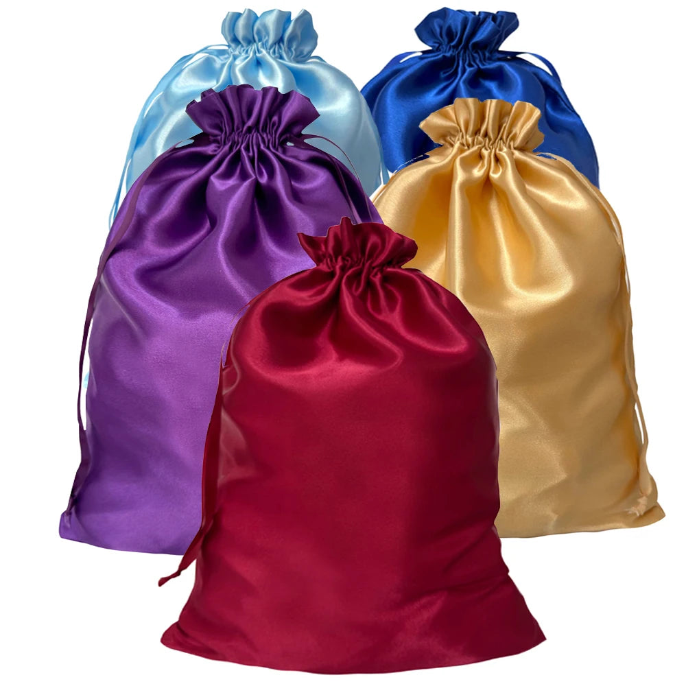 Drawstring Stain Wig Packaging Bags