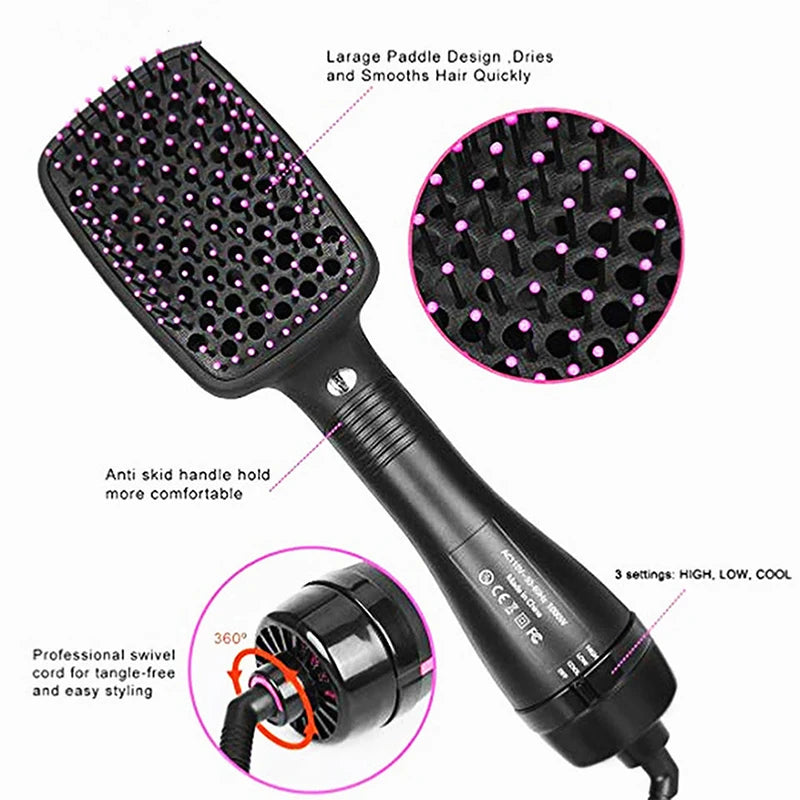 One Step  Hair Comb Negative Ion Hair Dryer