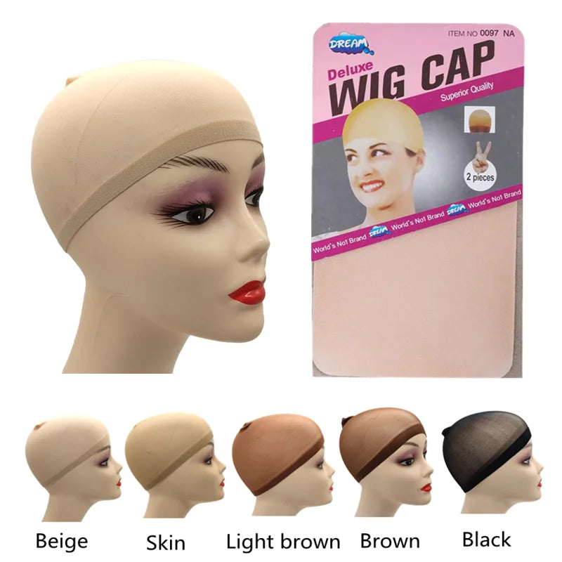 Ventilated Nylon Mesh Wig Cap – Stretchy, Breathable, & Comfortable Hairnet