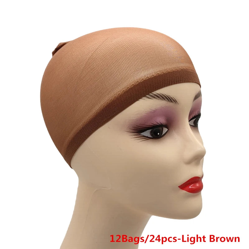 Ventilated Nylon Mesh Wig Cap – Stretchy, Breathable, & Comfortable Hairnet