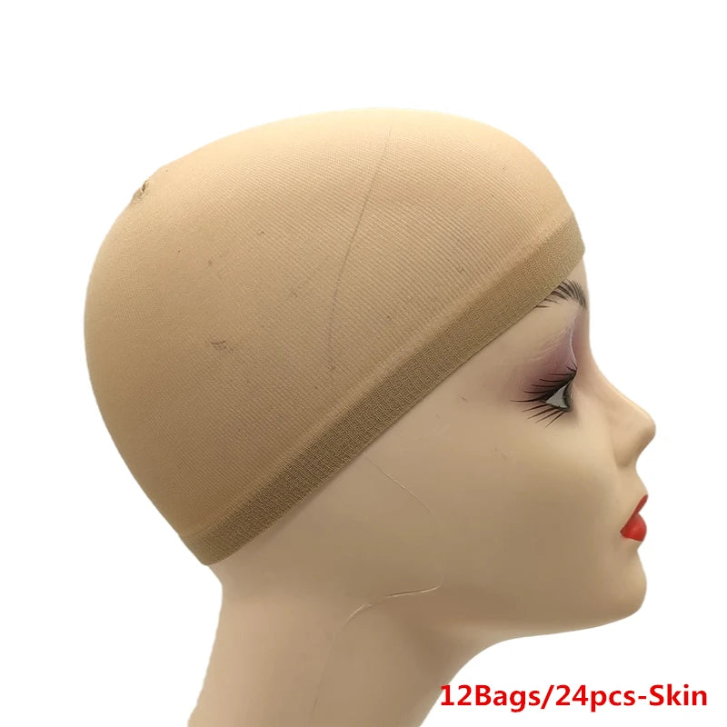 Ventilated Nylon Mesh Wig Cap – Stretchy, Breathable, & Comfortable Hairnet