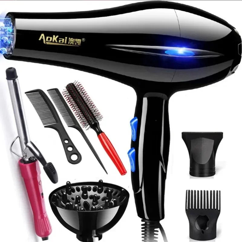 Power Blow Hair Dryer Brush 220V