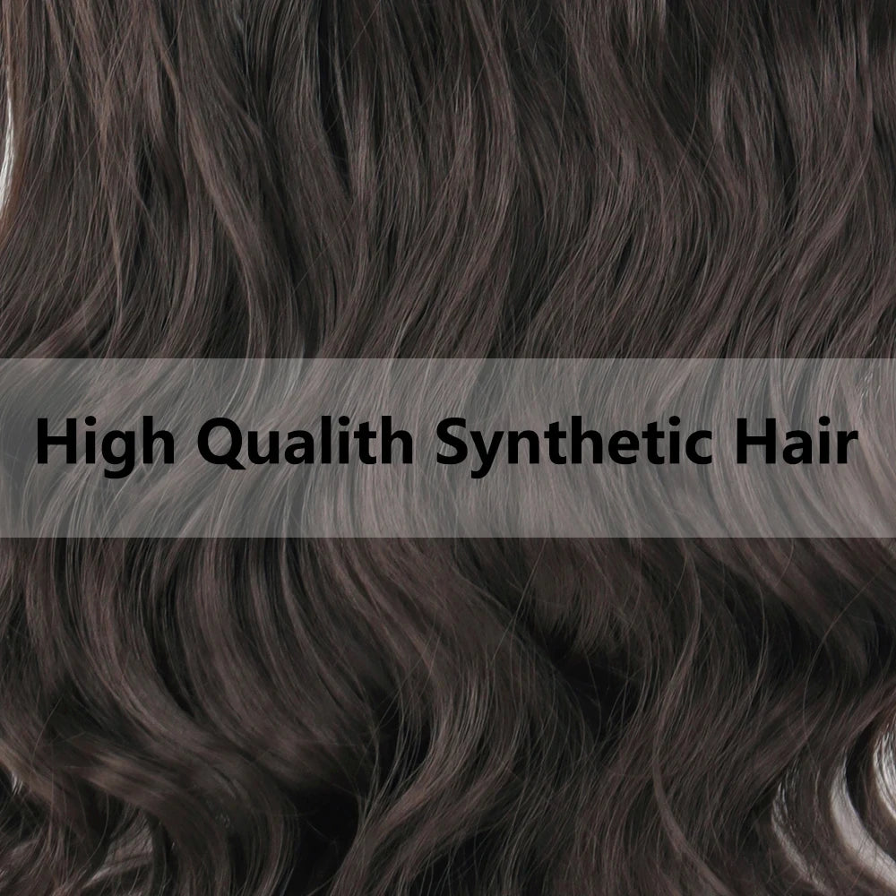 Synthetic curly hair extension