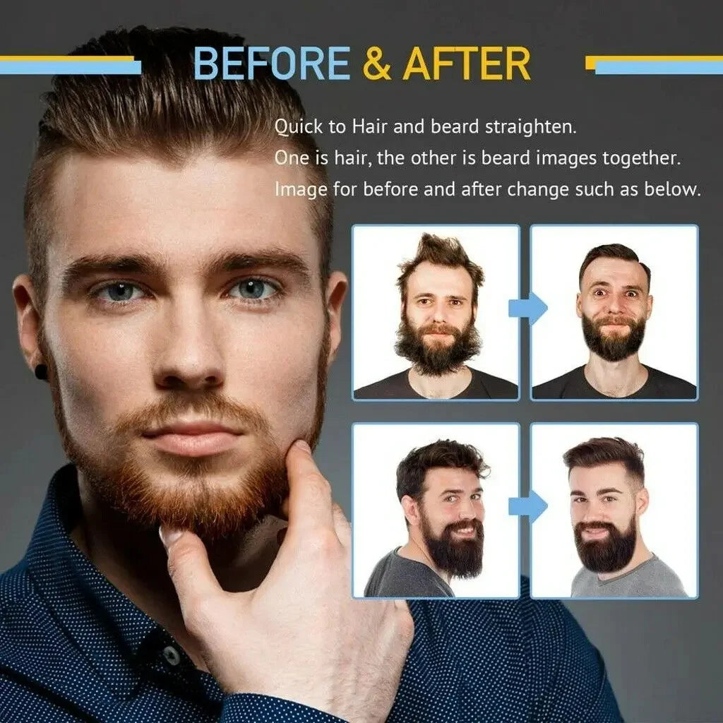 Multifunctional Quick Hair Beard Straightener