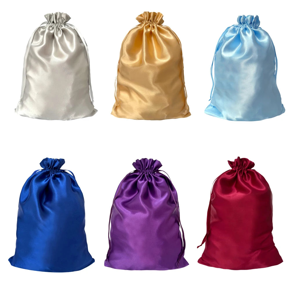 Drawstring Stain Wig Packaging Bags