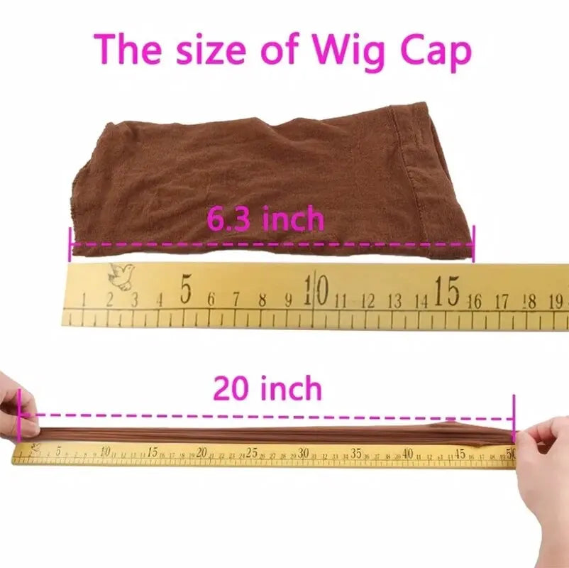 2-Pack Stocking Wig Caps – Stretchy Nylon Bald Cap for Wigs