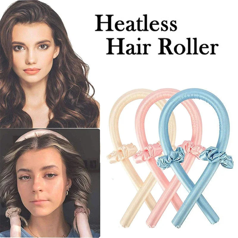 Heatless Curling Rod Headband Make Hair Accessories