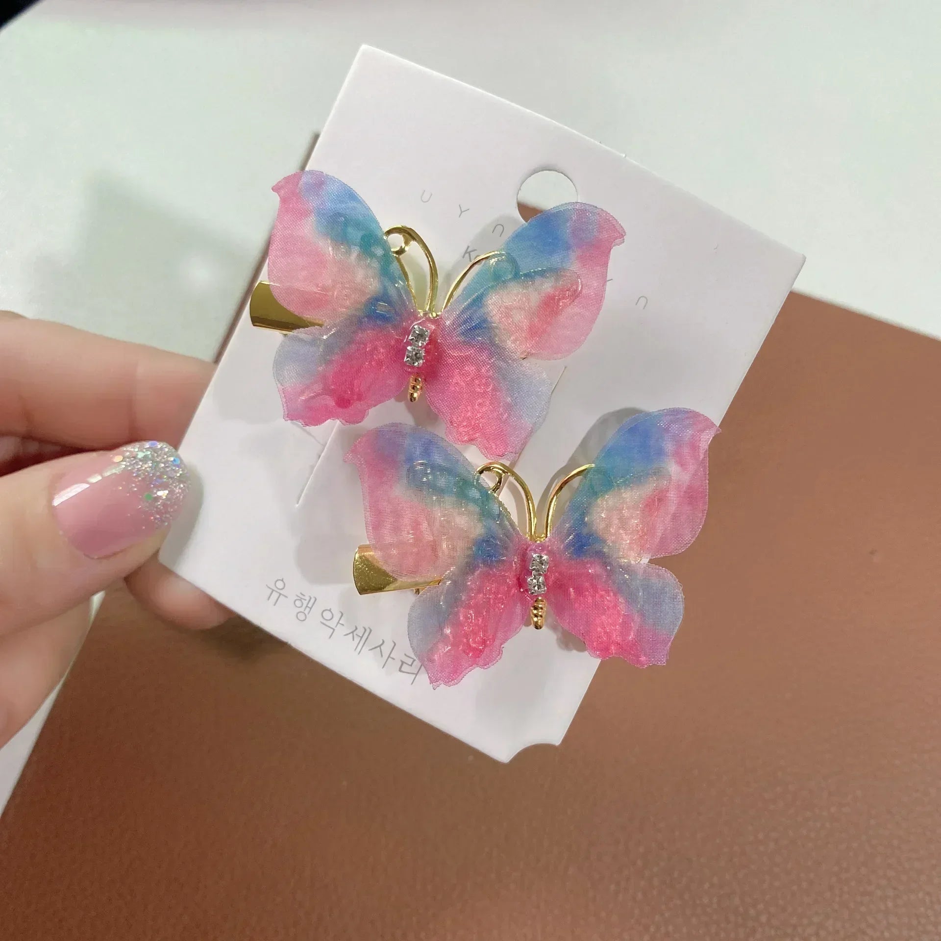 Colorful Butterfly Hairpins – Fashionable Hair Clips & Barrettes for Women & Girls