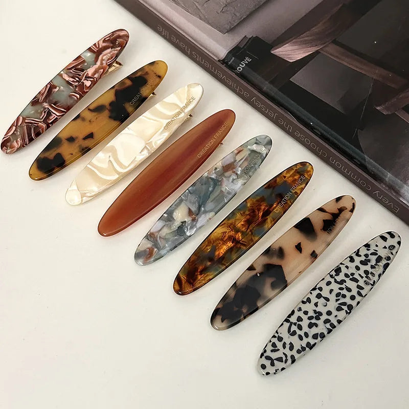 Acetate Hair Clip Side Pins Barrettes