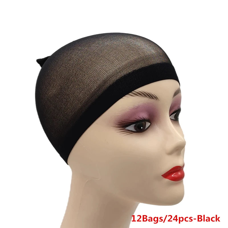 Ventilated Nylon Mesh Wig Cap – Stretchy, Breathable, & Comfortable Hairnet