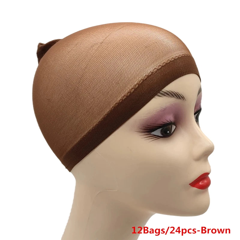 Ventilated Nylon Mesh Wig Cap – Stretchy, Breathable, & Comfortable Hairnet