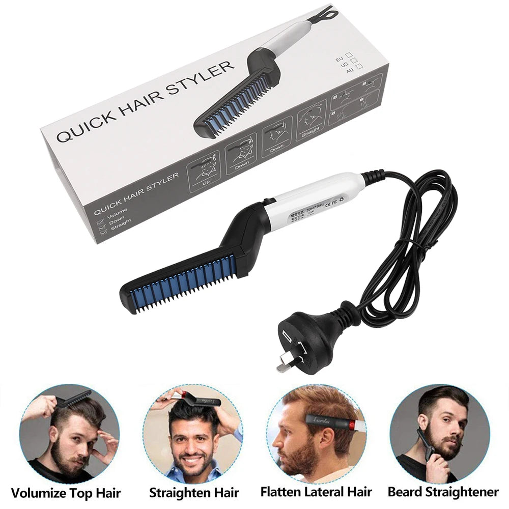 Multifunctional Quick Hair Beard Straightener