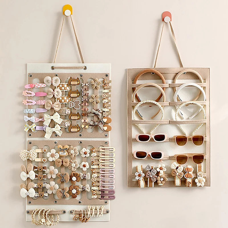 Hair Bows Organizer – Wall Hanging Headband & Hair Clip Storage Hanger