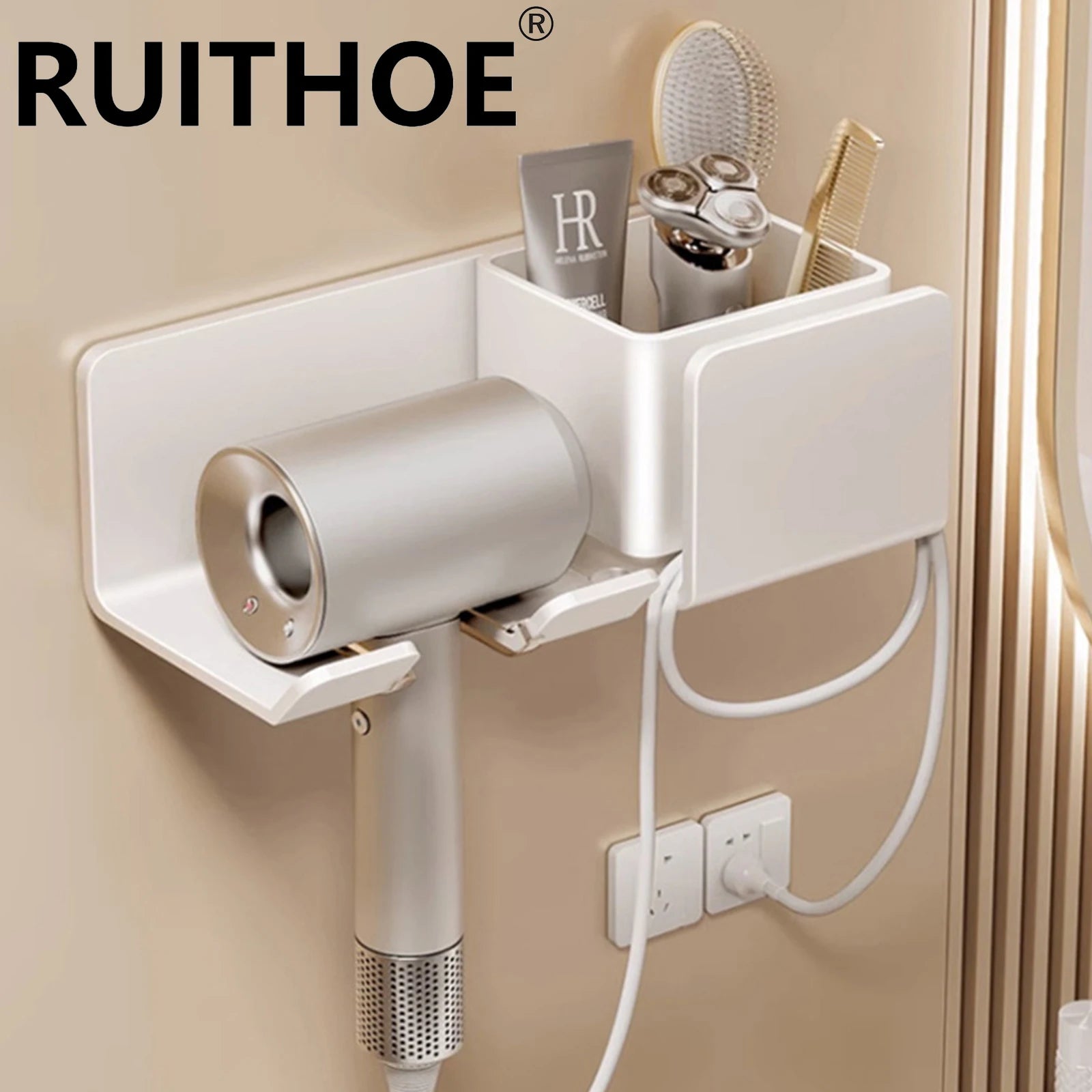 Hair Dryer Holder Wall Dryer Cradle