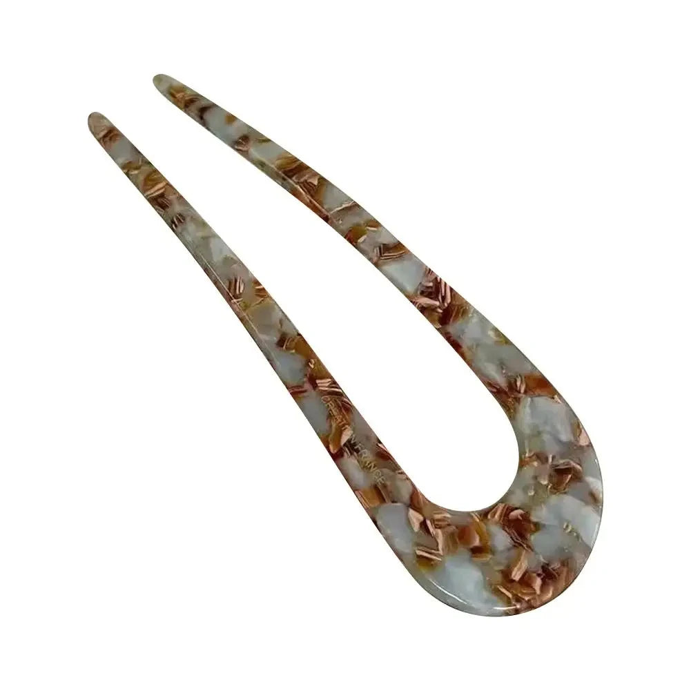 U-shaped Female Meatball Head Pan Hairpin