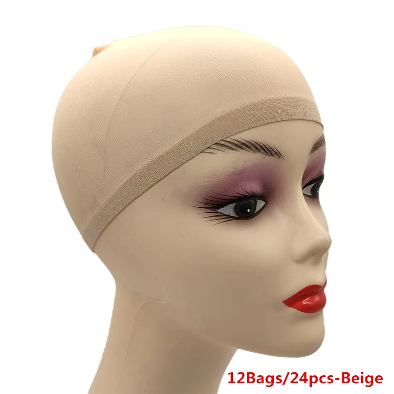 Ventilated Nylon Mesh Wig Cap – Stretchy, Breathable, & Comfortable Hairnet