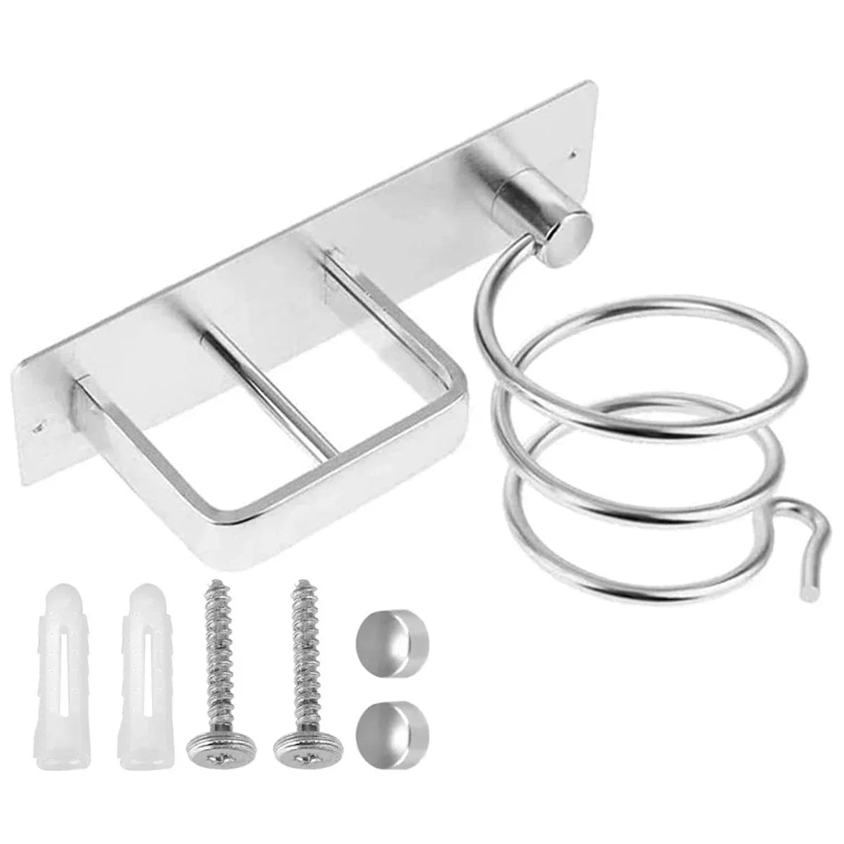 Aluminium Wall Mounted Hair Straightener Stand Organizer