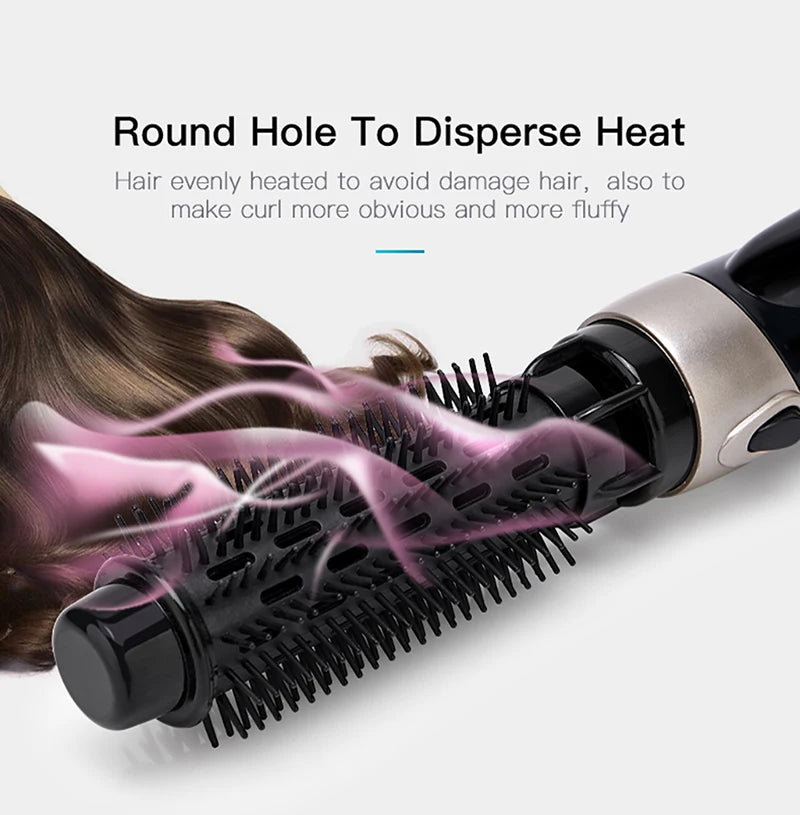 Multifunction Electric Hot Air Comb Curler/Dryer