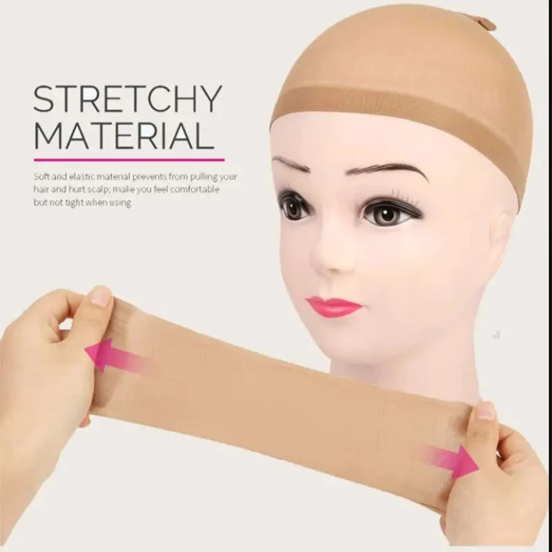 2-Pack Stocking Wig Caps – Stretchy Nylon Bald Cap for Wigs