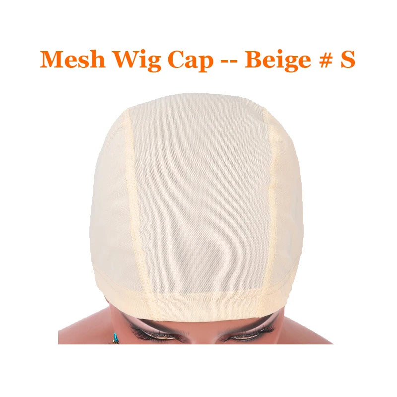 Nunify Spandex Mesh Dome Wig Cap – Stretchable Weaving Cap for Sew-In &a Wig Making (2Pcs/Lot)