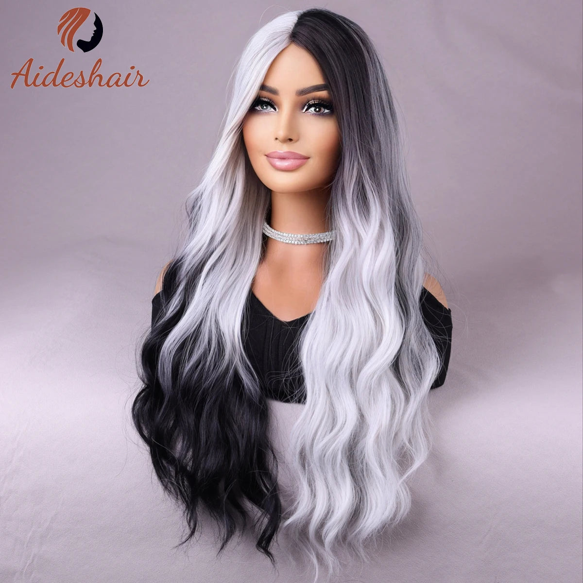 Synthetic wig  european and American fake hair