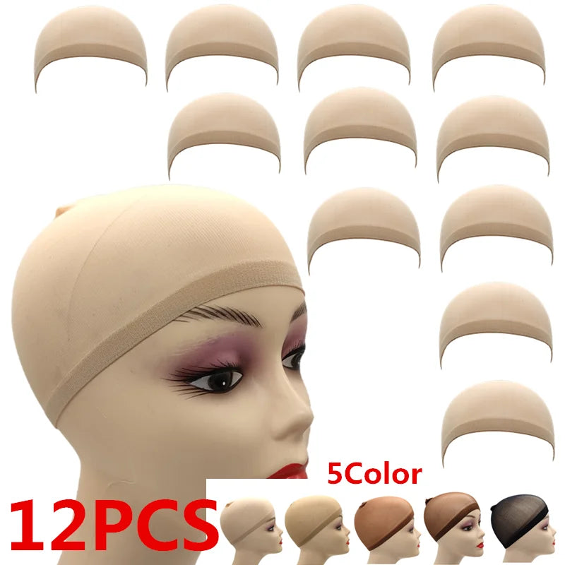 Ventilated Nylon Mesh Wig Cap – Stretchy, Breathable, & Comfortable Hairnet