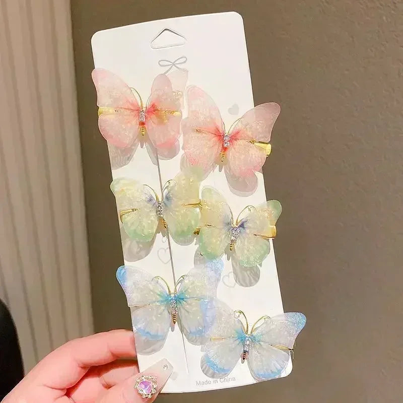 Colorful Butterfly Hairpins – Fashionable Hair Clips & Barrettes for Women & Girls