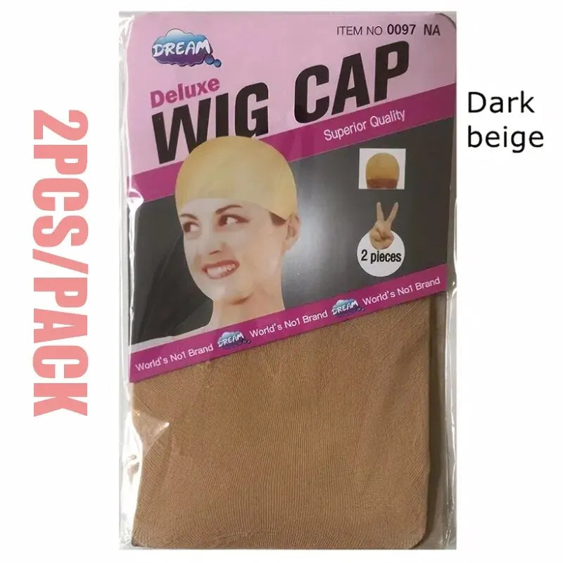 2-Pack Stocking Wig Caps – Stretchy Nylon Bald Cap for Wigs