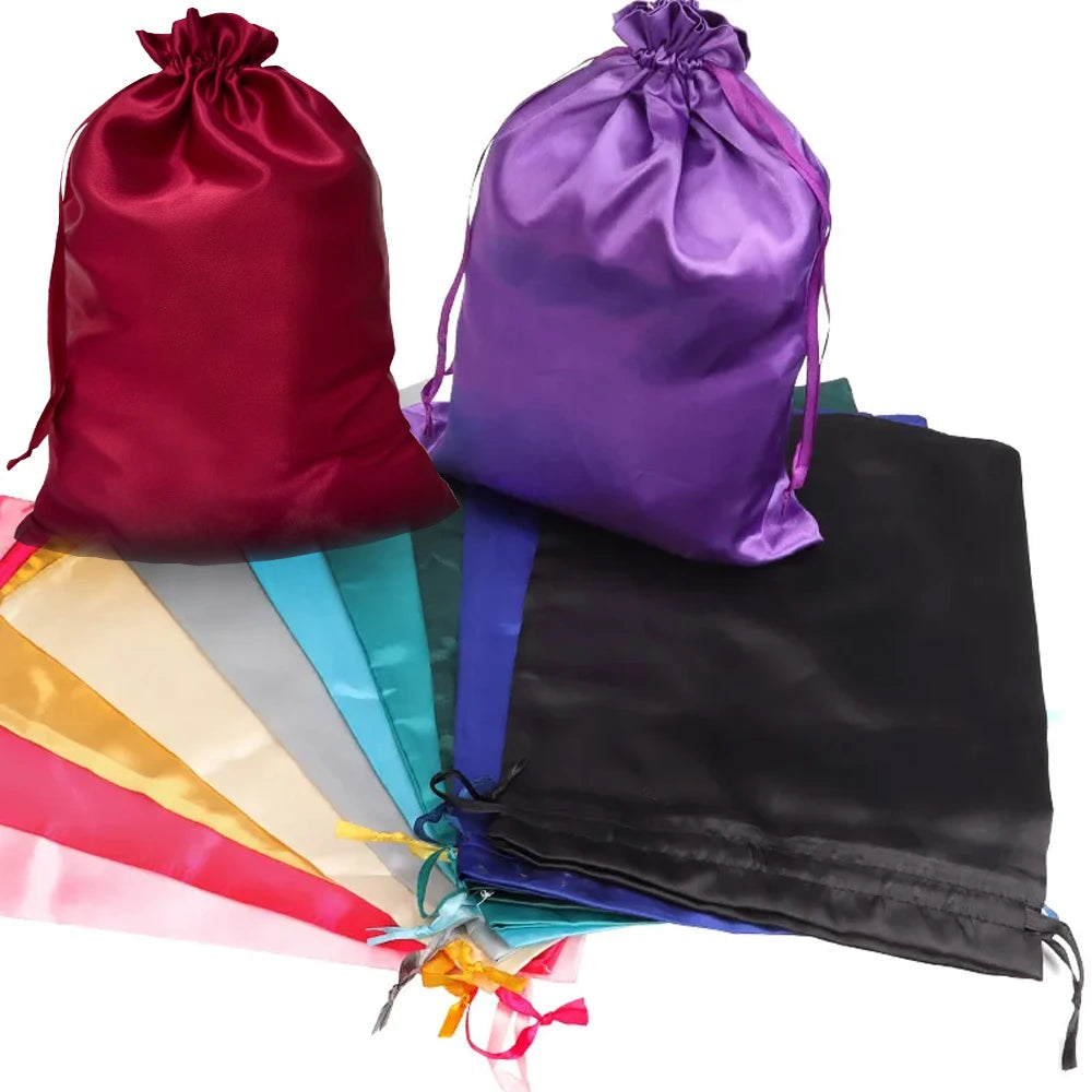 Drawstring Stain Wig Packaging Bags