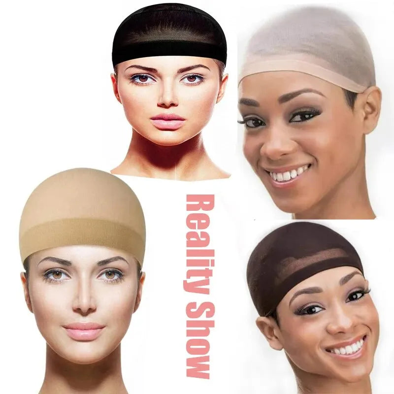 2-Pack Stocking Wig Caps – Stretchy Nylon Bald Cap for Wigs