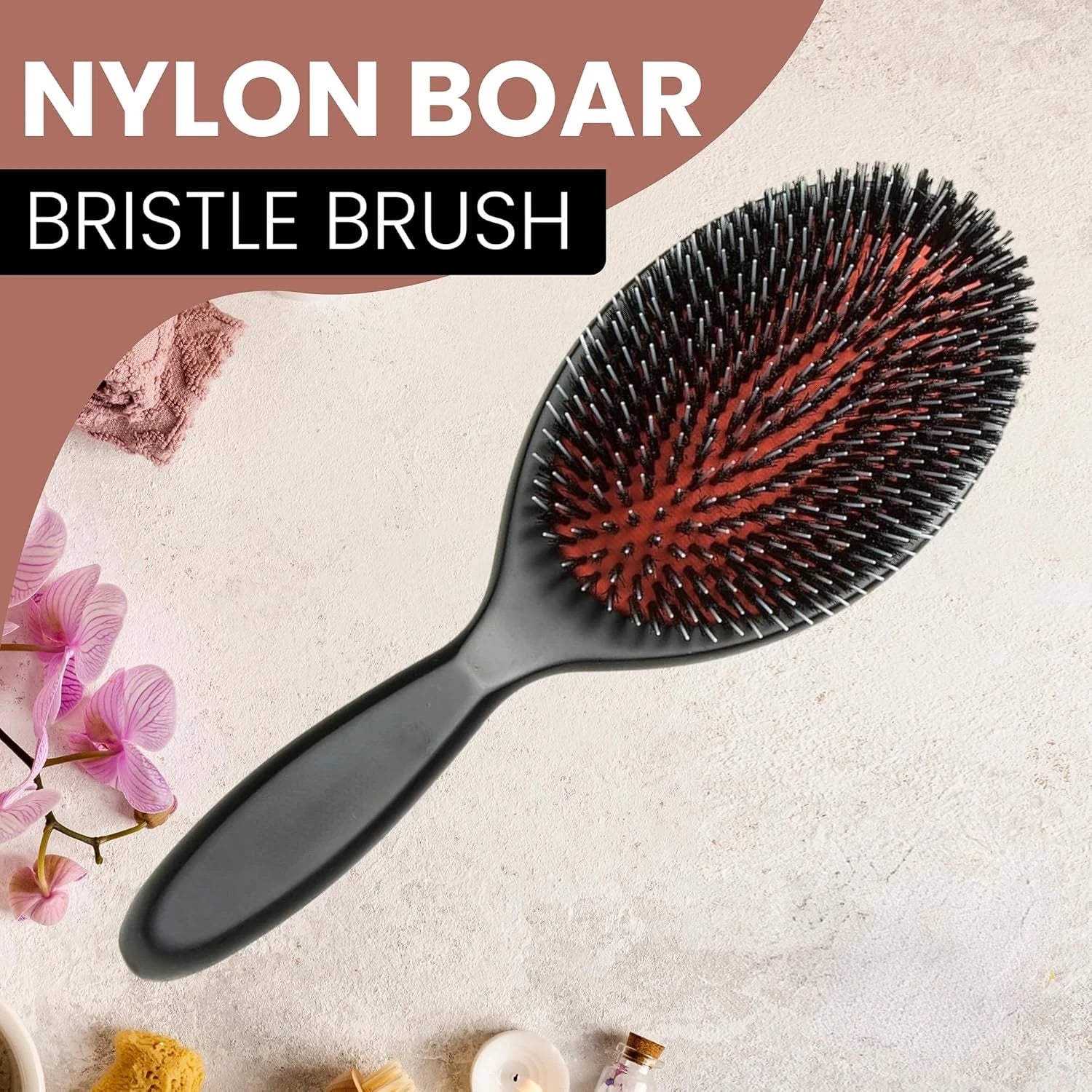 Nylon Boar Bristle Brush