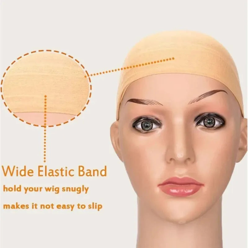 2-Pack Stocking Wig Caps – Stretchy Nylon Bald Cap for Wigs