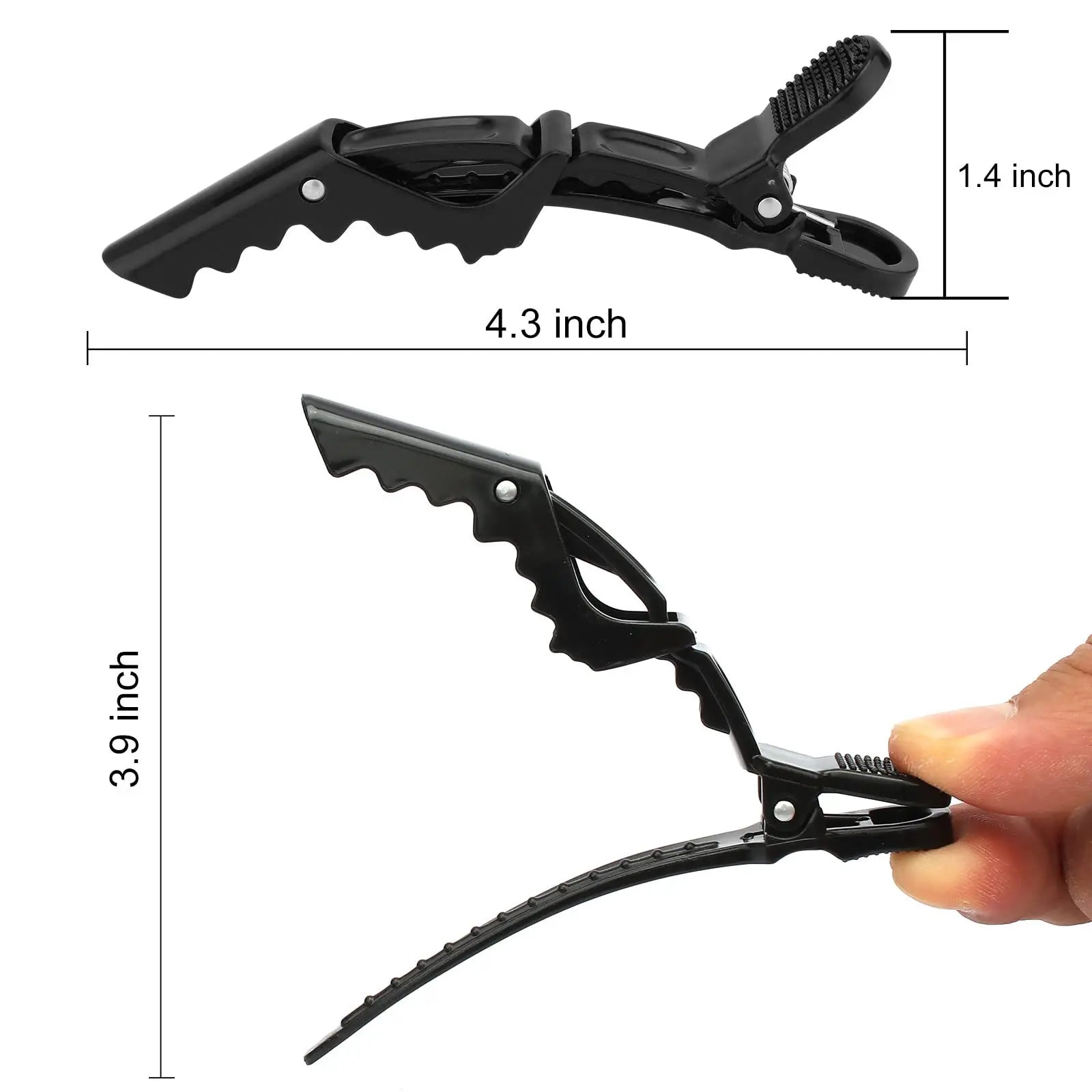 Plastic Hair Clip Hairpin Hairdressing Clamps